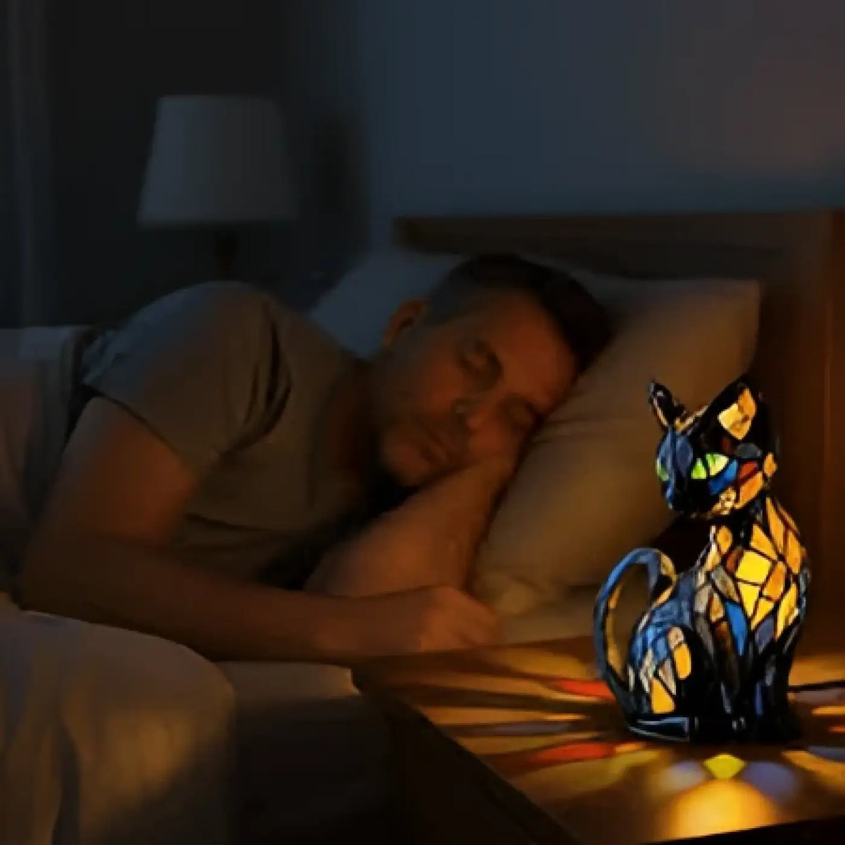 Veilleuse Chat en Résine – Plenine