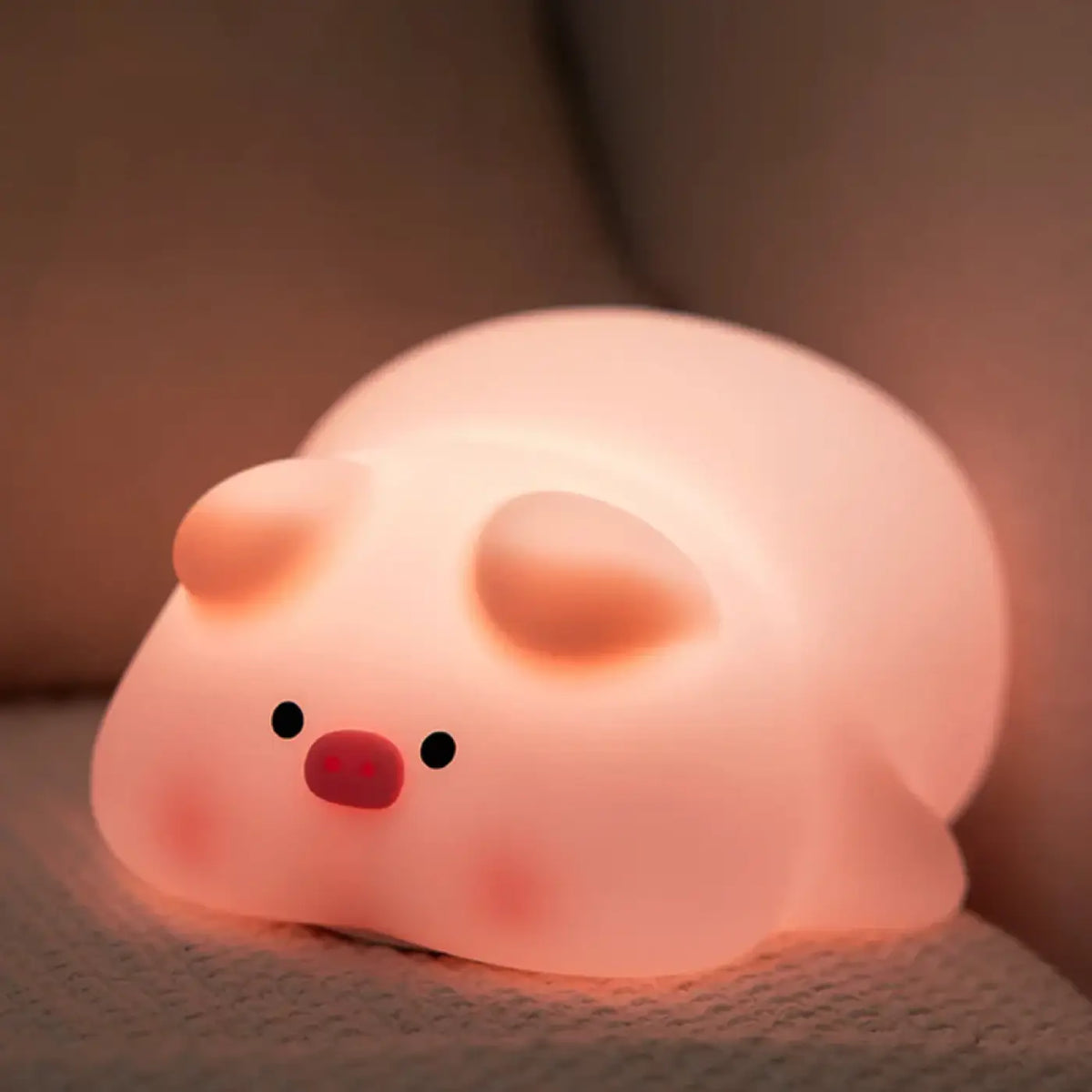 Veilleuse LED Cochon en Silicone – Flinon