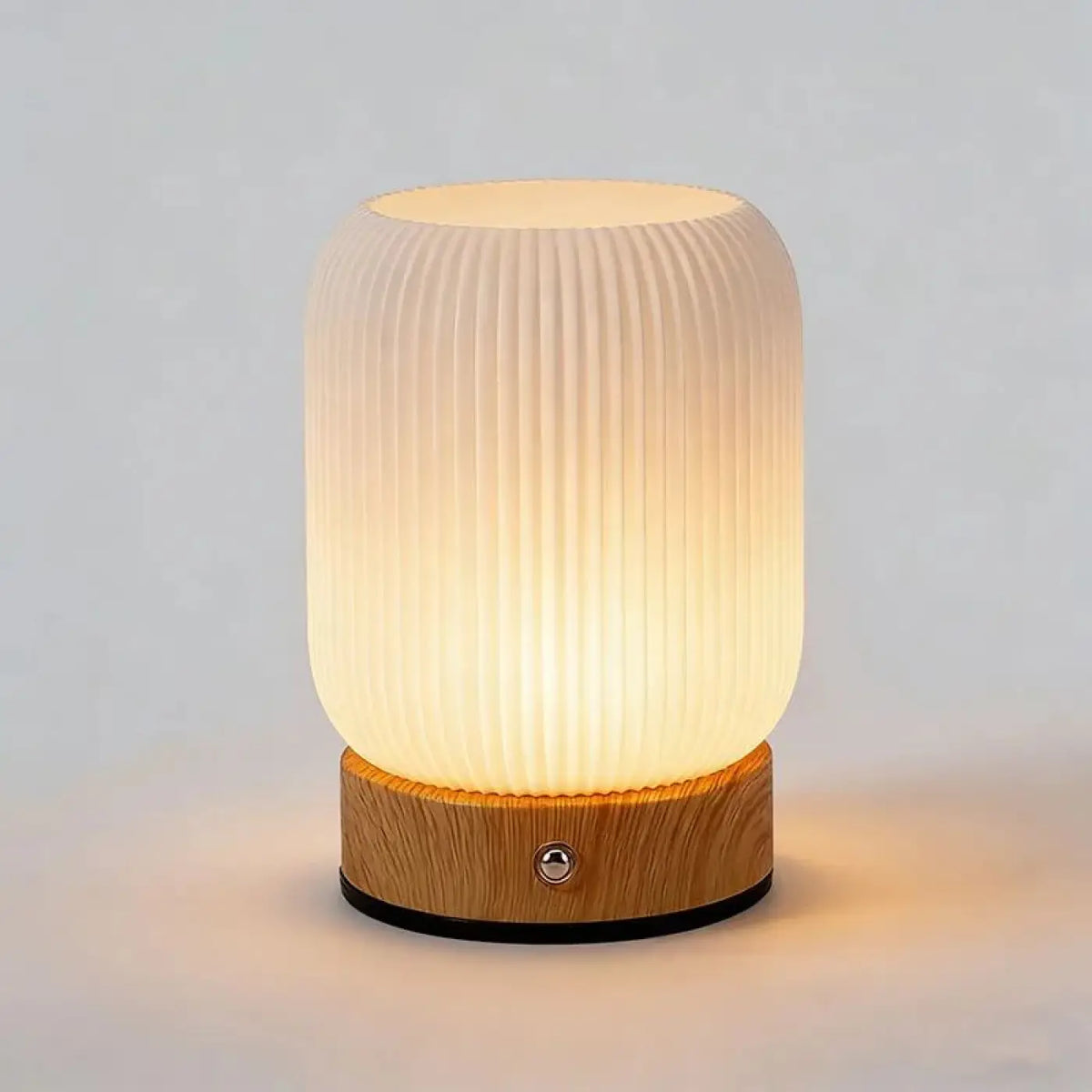 Veilleuse Moderne Base Effet Bois – Brelis