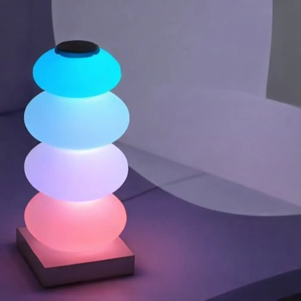 Veilleuse Pierre Zen Colorée – Plovio